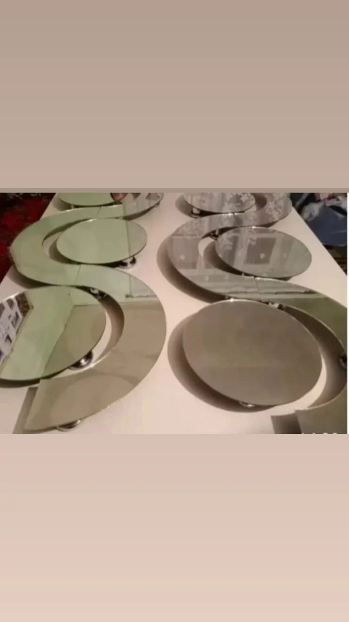 Зеркало любой форме изготовления посуда