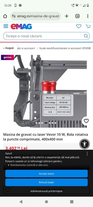 Laser Gravură VEVOR