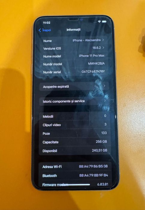 Iphone 11 pro max 256gb impecabil liber de retea