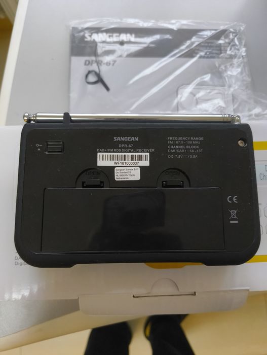 Sangean dpr 67 FM RDS și dab plus
