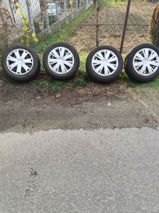 Set 4 roți iarnă 205/55 R16 Diplomat Winter HP M+S – cu jante și capac