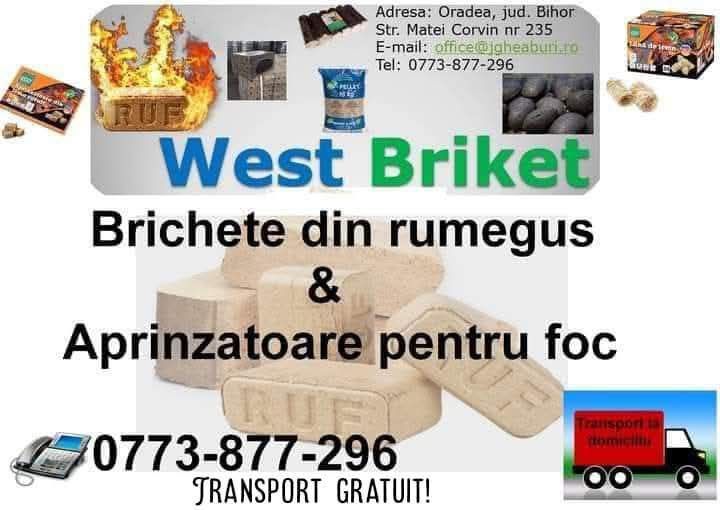 Vindem brichete din rumegus Ruf