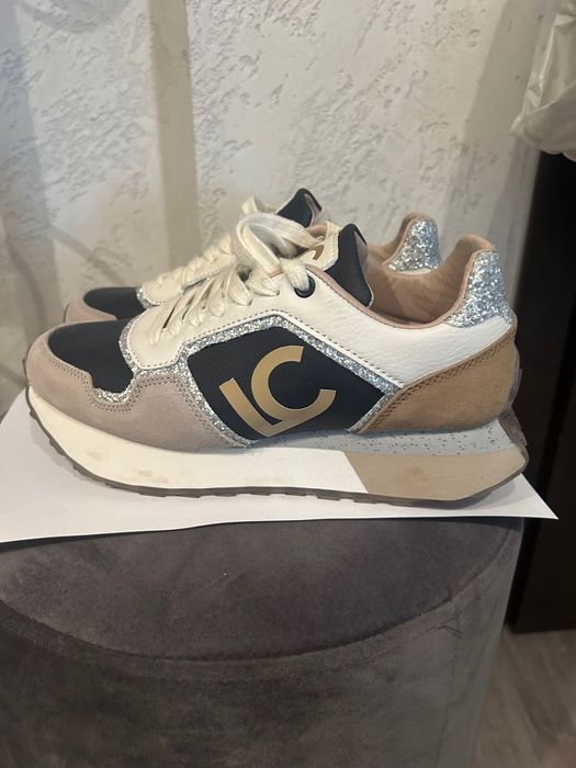 Маратонки- с тигров принт