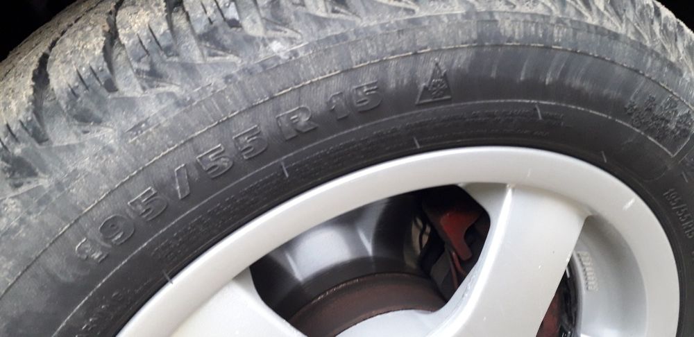 SCHIMB  Jante BORBET 5×112  anvelope MICHELIN ALPIN 195/55/15