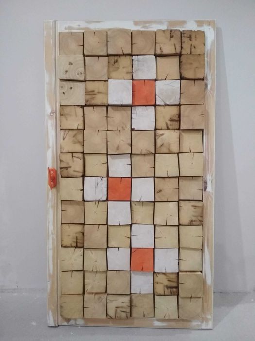 3D декоративно дървено пано за стена
