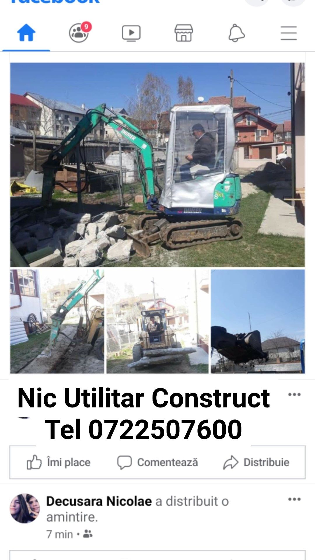 De Închiriat Utilaje Construcții, Foreza Burghiu Pamant Sfredel & Bur