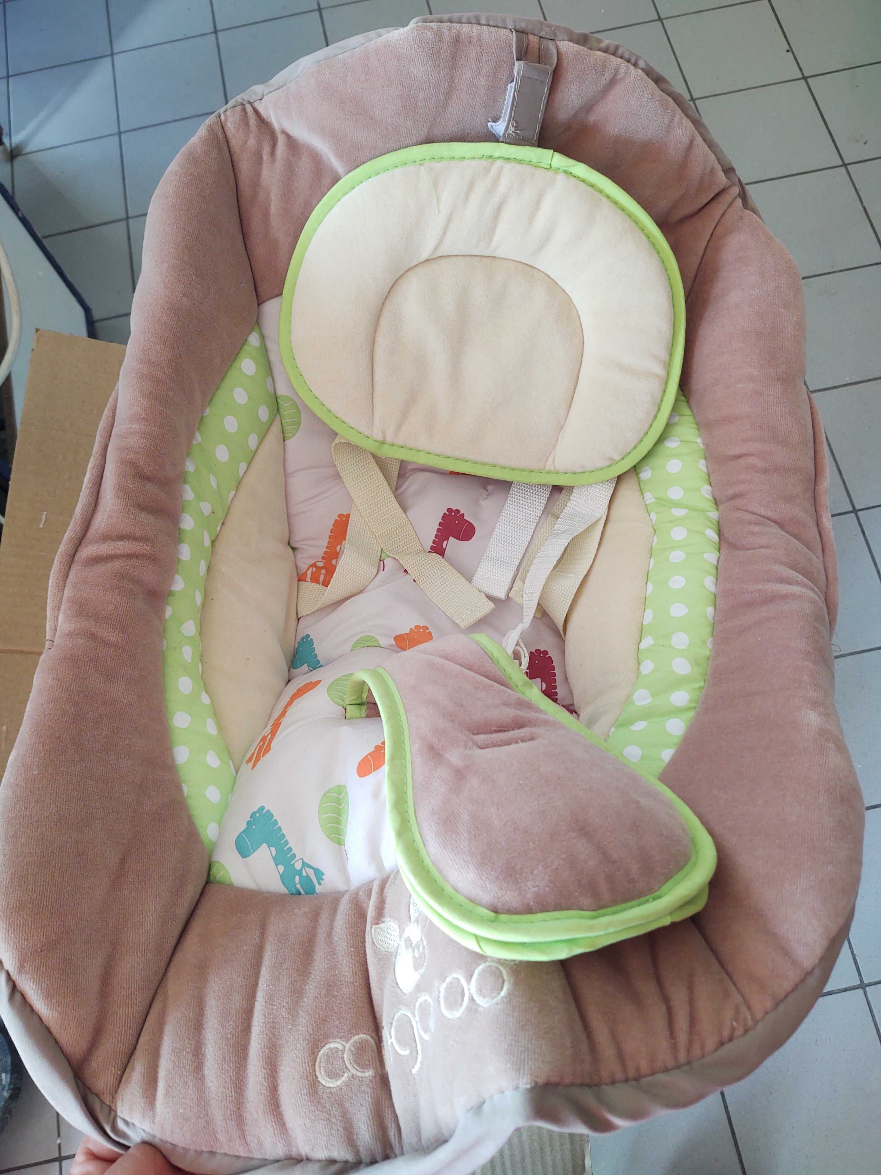 Super preț Leagan electric cu conectare la priza Baby Swing+ Cappucino