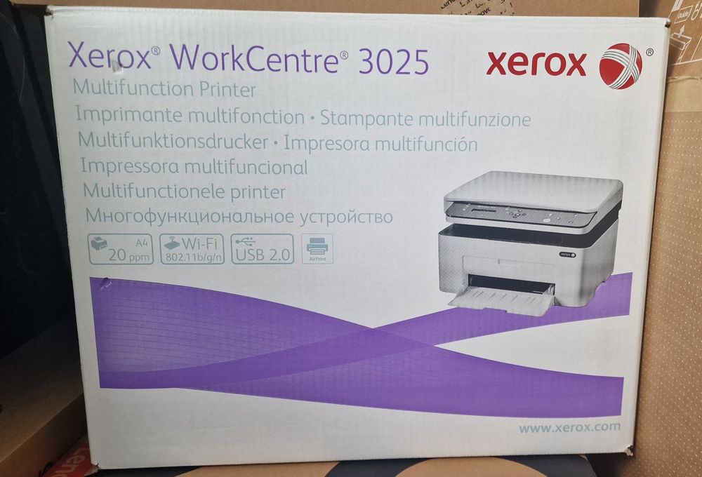 Imprimanta Xerox 3025 in cutie + cartus nou