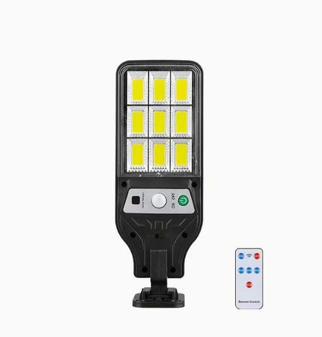 NOUA Lampa solara exterior cu telecomanda senzor miscare