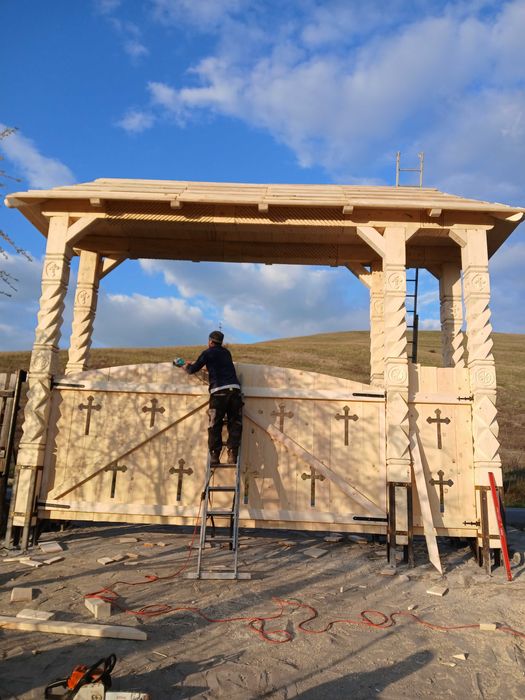 Foisor,terasa,lemn masjv