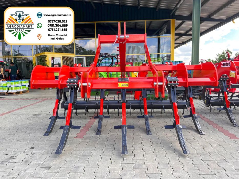 Zanon ZD3000 150-250CP scarificator profesional italian, pentru tractoare mari, hidraulic, nou de le producător