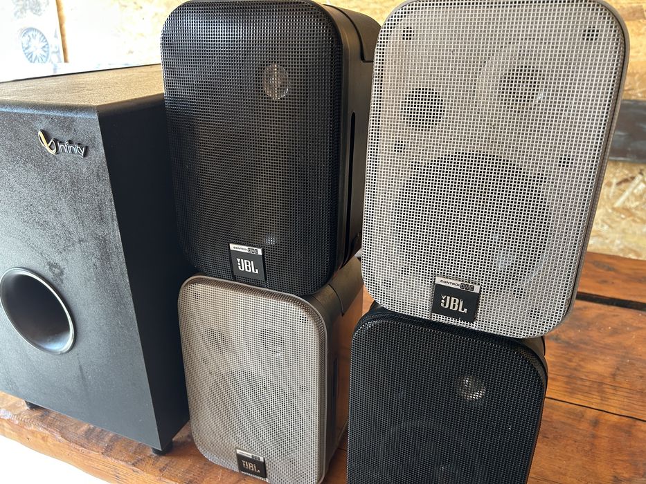 Vand boxe jbl monitor one si bass activ infinity
