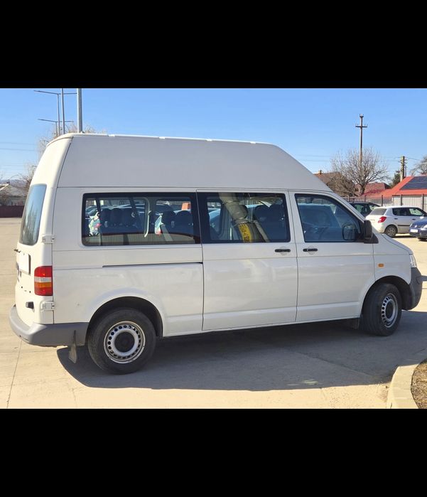 VW Transporter T5 Caravelle, 2006, Lung, Inalt, 8+1, 1,9 TDI, 102 Cai