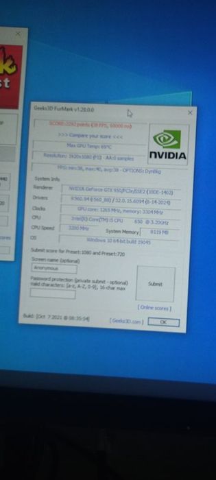 Kit i5 650+ 8 GB DDR3+ placa de baza Asus