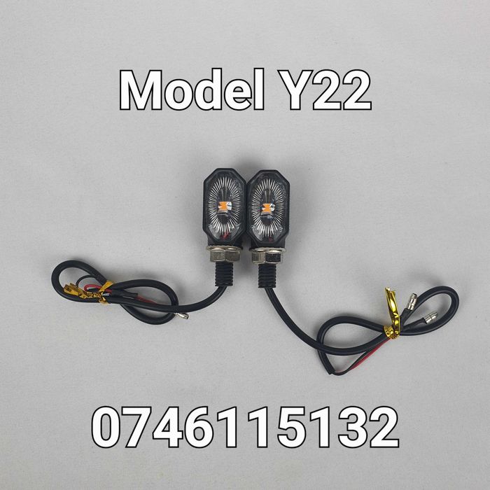 Moto Scuter Atv Motocicleta Cross-Semnalizare-Semnalizari-LED-Mici-Y22