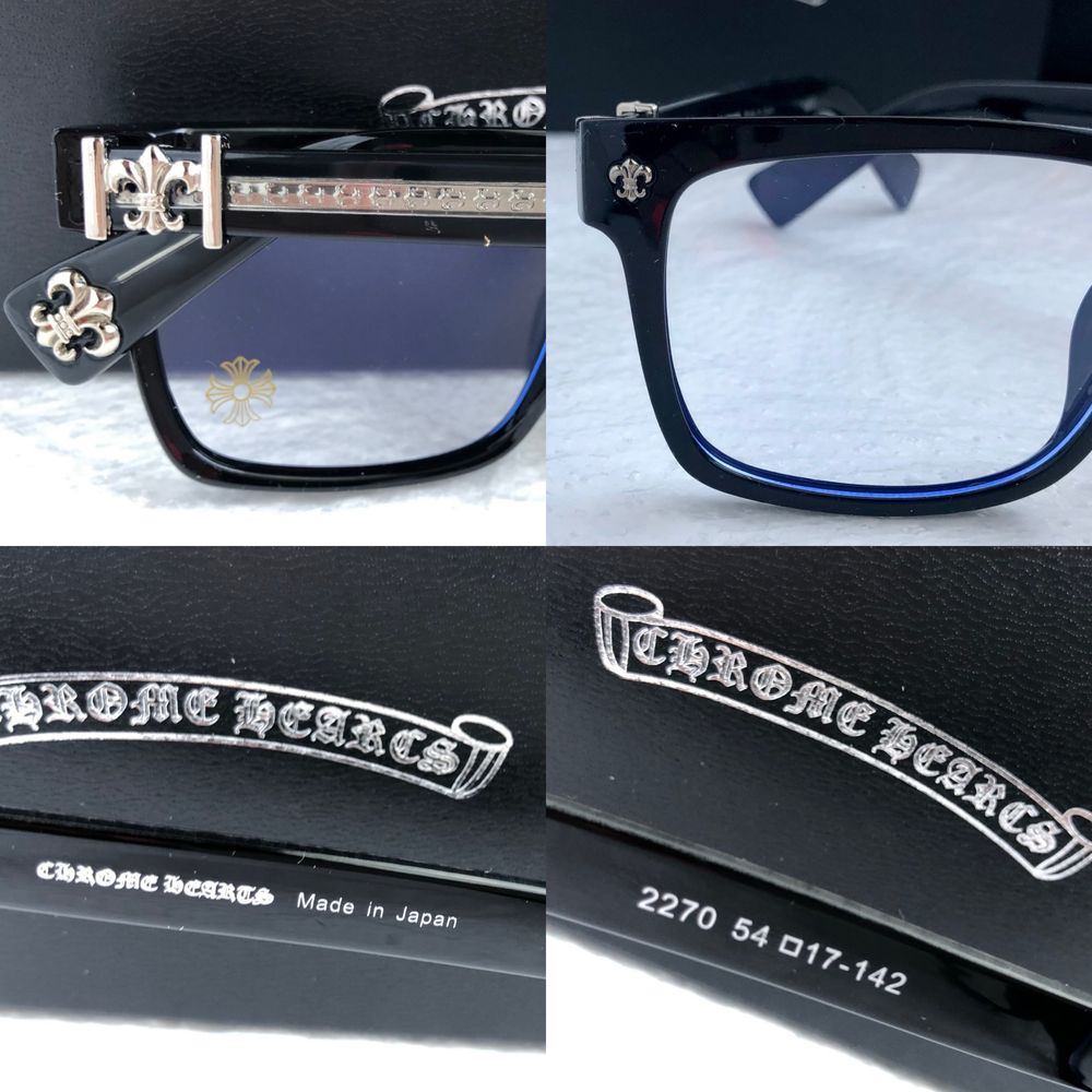 Очила за компютър Диоптрични рамки прозрачни слънчеви chrome hearts
