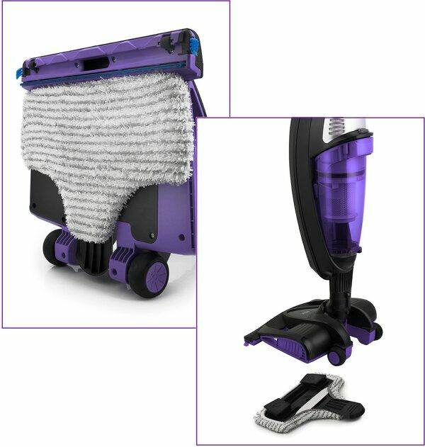 Вертикальный паровой пылесос Kitfort КТ-535-1 черный