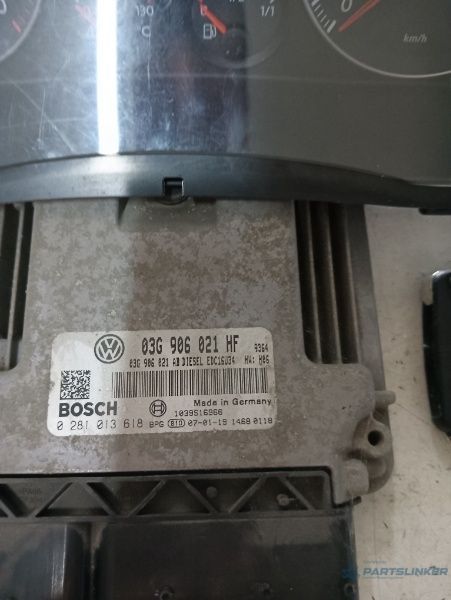 Kit pornire VOLKSWAGEN GOLF V (1K1) [ 2003 - 2009 ] TDI (BMM) 103KW|140HP BOSCH 0281013618 OEM 03g906021hf