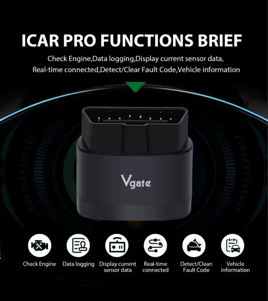 Tester/Diagnoza Vgate icar pro2S cu bluetooth 5.3 android/ios Carista