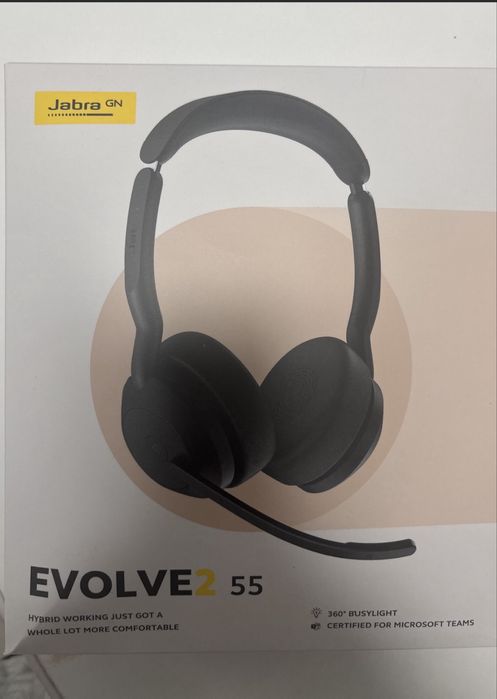 Casti wireless cu microfon Jabra Evolve 2