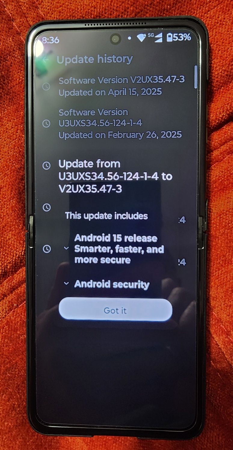 Motorola RAZR 50 Ultra 512gb Garanție Reală Ca Nou + Husă Aramid Fiber