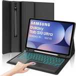 Husa + Tast RGB Samsung Galaxy Tab S10 Ultra 14.6, REDUS de la 350RON