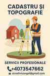 Persoana fizica autorizata ANCPI ofer servicii Cadastru si Topografie