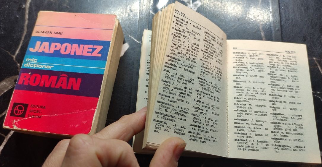 Dictionare 2 bucăți de buzunar