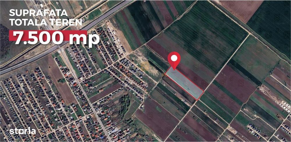 Teren intravilan de vanzare, 500 mp si deschidere ampla, Com Berceni