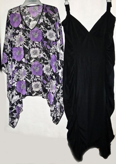 Rochiță lunga cu bolero voal, mareee