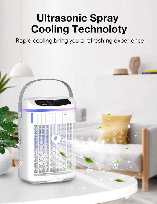 Aparat de aer conditionat si umidificator portabil