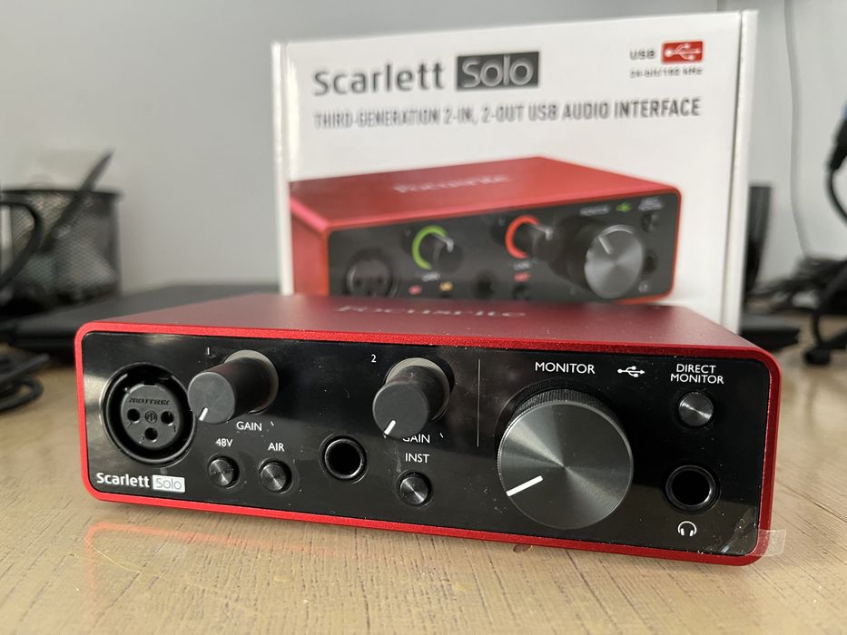 Focusrite Scarlett solo 3rd gen