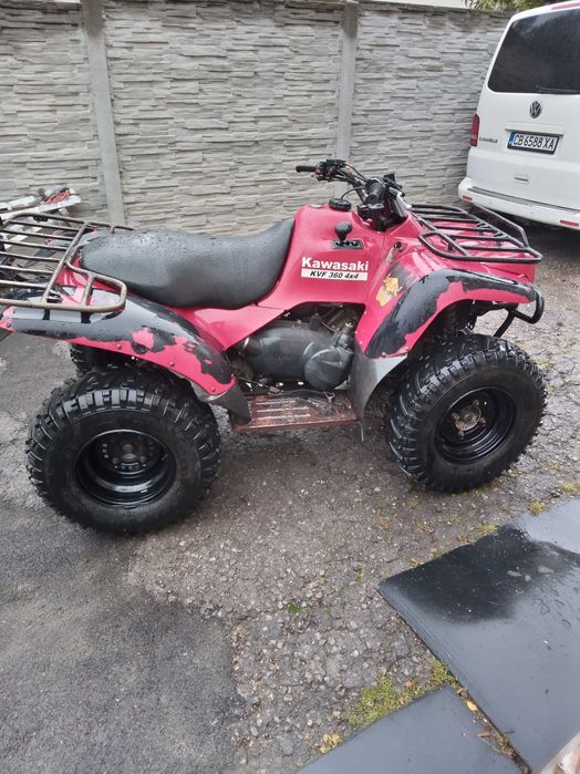 ATV Kawasaki KVF 360 4x4 бързи.бавни.блокаж