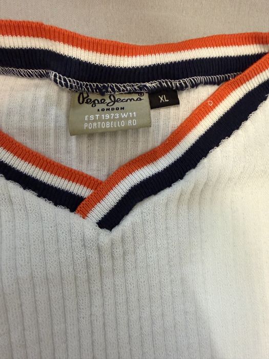 Pepe Jeans бял пуловер