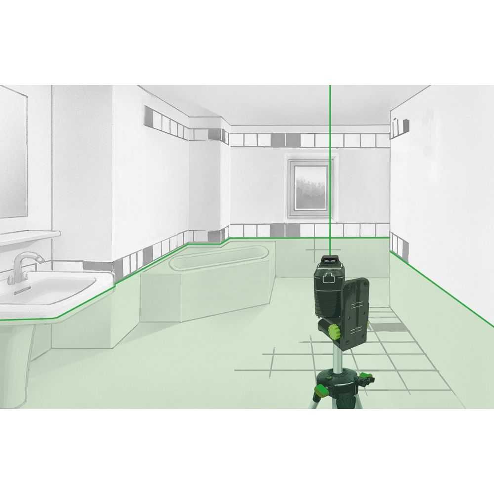 Зелен линеен лазерен нивелир Laserliner PocketLine-Laser G360 Set