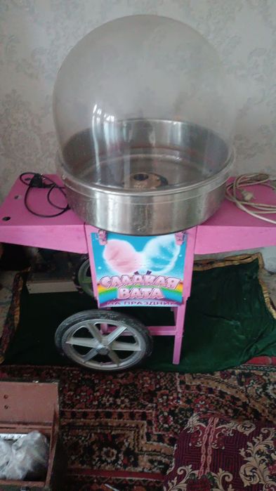 Paxta apparat, сладкое вата, пахта аппарати,