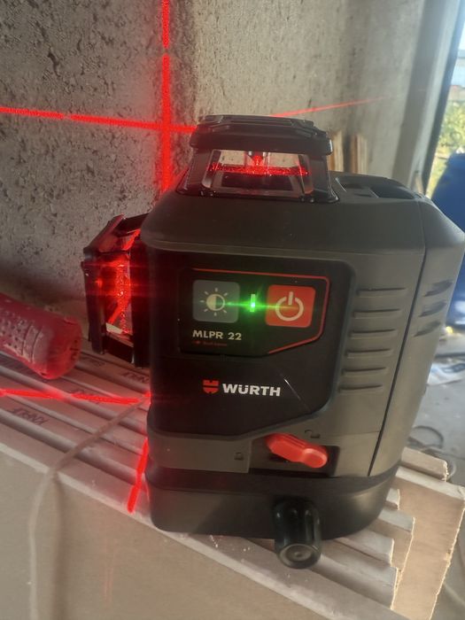 Vind laser Wurth MLPR22 nou 2024 3x360” cu acumulator de 5,2ah