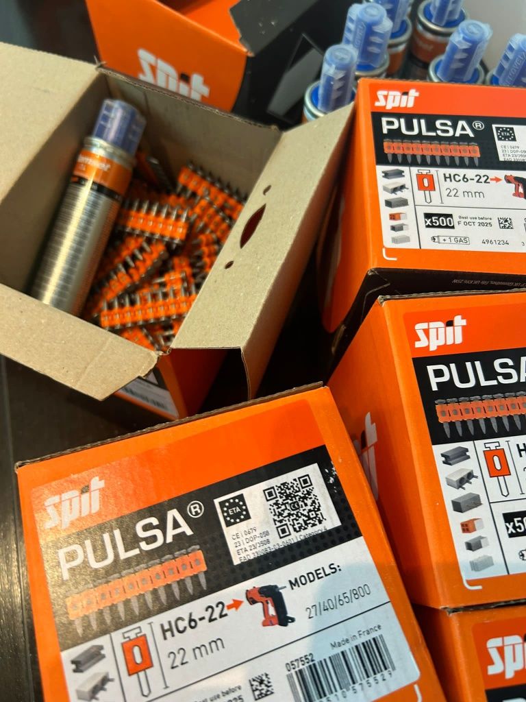 Cuie si gaz 3.00 / Spit Pulsa, Tjep, Toua, Senco, AlsaFix, Wurth

C