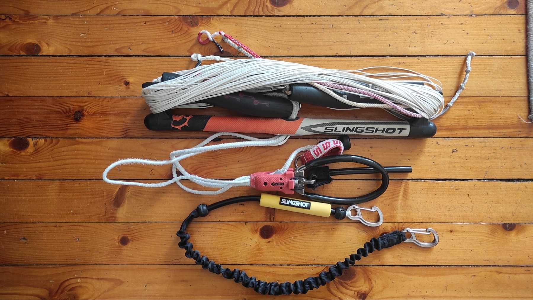Кайт бар Slingshot kite control bar 17" инча + подарък safety leash