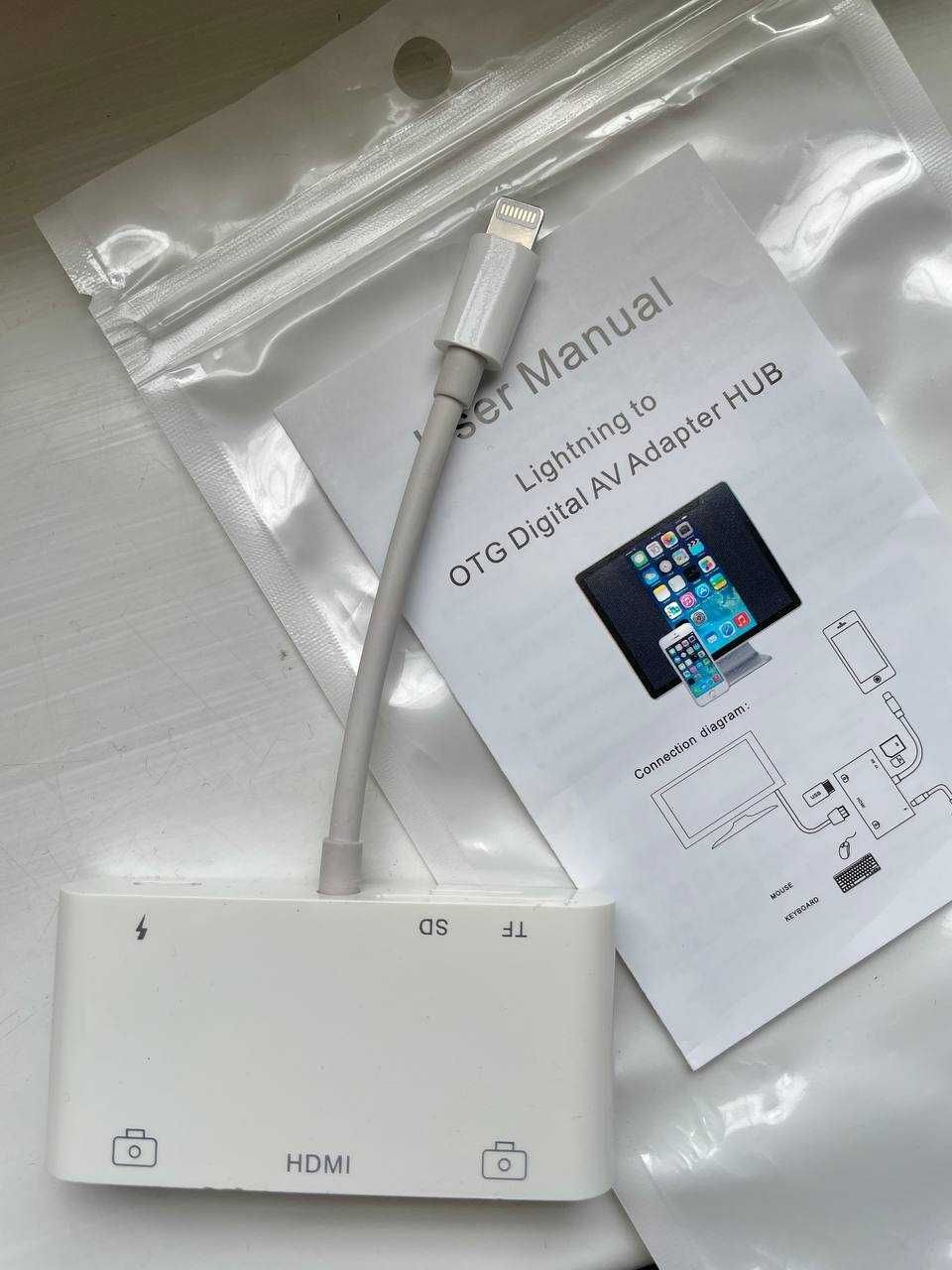 6в1 Хаб адаптер для iphone ipad