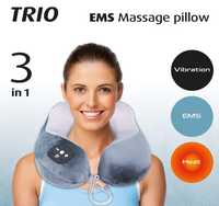 Масажна възглавница Prolelax EMS TRIO, преносим масажор за врат