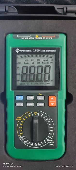 Тестер длины кабеля