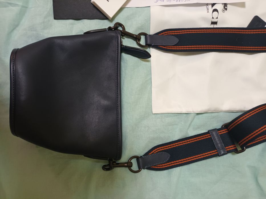 Coach duffle 13 blue мъжка чанта