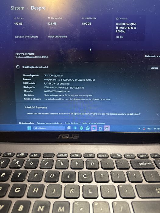 Laptop ASUS VivoBook i5