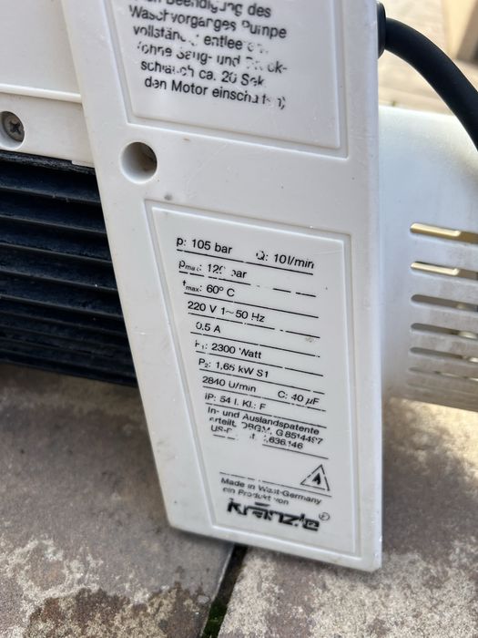 Kranzle Karcher profesional de spalat cu presiune