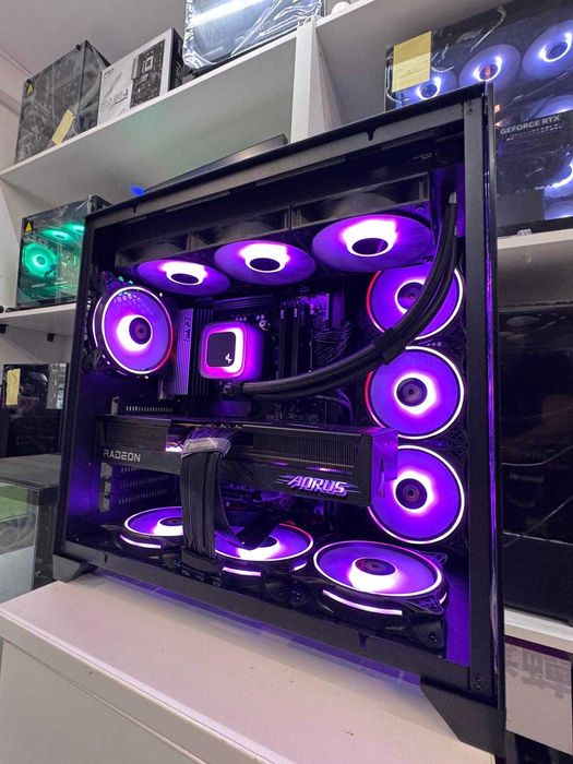 Pc Gaming Ryzen 7 9800x3d, RX 9070XT AORUS,32GB,1TB,1000w,Factura TVA