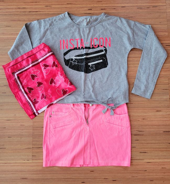 Set fusta+bluza fetița 10 ani