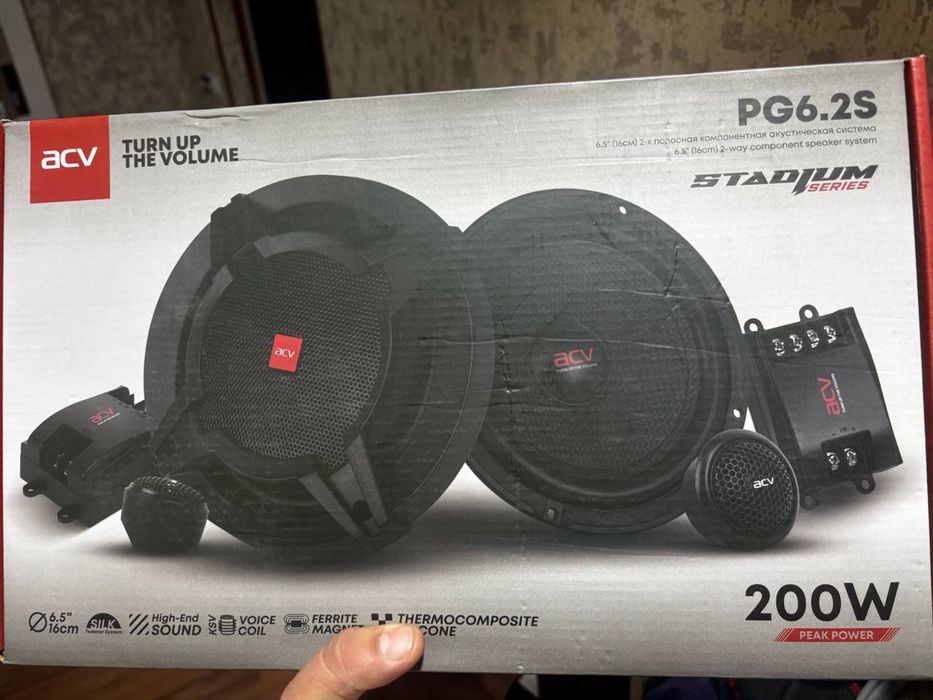 Колонки acv pg6.2s 200wt