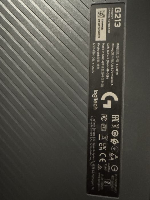 Tastatura Logitech G213 + Mouse T-Dagger
