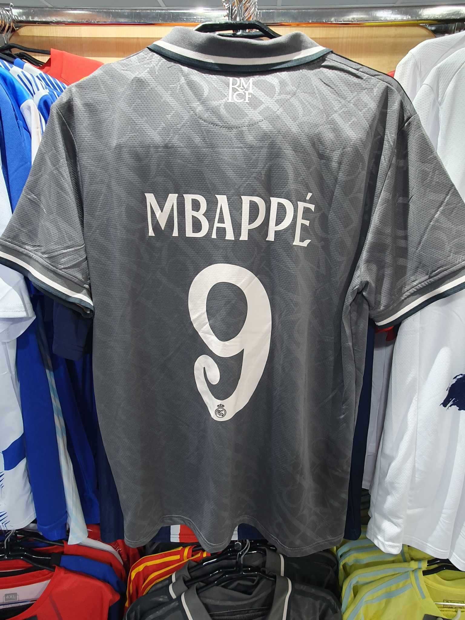 Tricou Kylian Mbappe | Real Madrid | Tricou negru